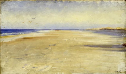 M.P. Ancher, Op het strand bij Skagen