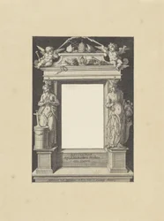 Allegorische voorstelling met Fides en Opvolging