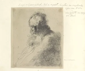 Buste van een oude man met baard