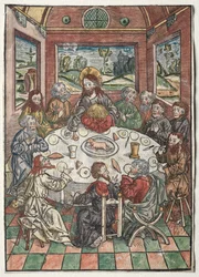 Der Schatzbehalter: Het Laatste Avondmaal, 1491