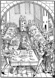 Illustratie voor het boek Schatzkammer, 1490-1491