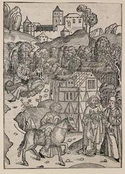 Het tweede deel van de gelijkenis van de barmhartige Samaritaan, ca. 1491