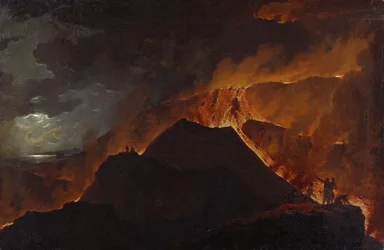 De uitbarsting van de Vesuvius