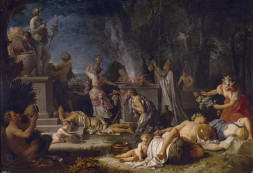Het offer aan Bacchus, 1720