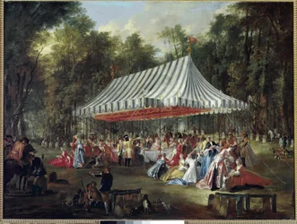 Banket in het park