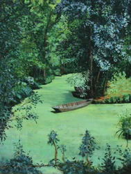 Les Marais Poitevin, 2003 (olieverf op board)