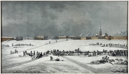 Zicht op de Peter en Paul vesting