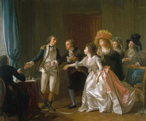 Het onderbroken huwelijkscontract, ca. 1789