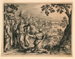 Christus geneest de dochter van de vrouw uit Kanaän