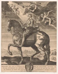 Ruiterportret van Bernard de Foix de la Valette, hertog van Epernon