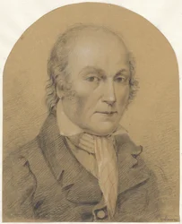 Zelfportret van Jean François Michel Mourot
