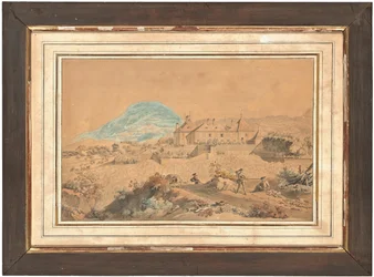 Een van vier uitzichten op Le château d