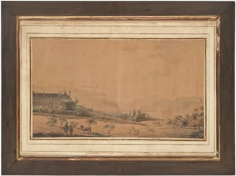 Een van vier uitzichten op Le château d