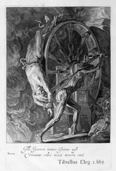 Ixion in Tartarus op het wiel