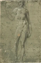 Bacchus (recto); Architecturale Schetsen (verso)