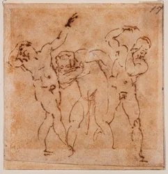 Figurenstudie voor een 