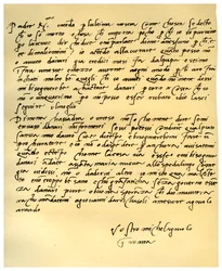 Brief van Michelangelo Buonarroti aan zijn vader, juni 1508