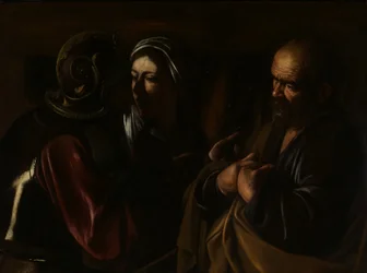 De verloochening van de heilige Petrus, 1610