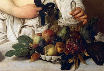 Bacchus (detail met fruitschaal)