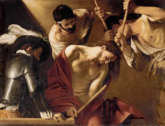 Jezus wordt gekroond met de doornenkroon