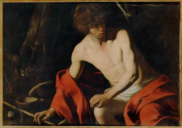 Johannes de Doper (schilderij op doek)