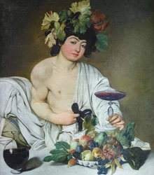 De jonge Bacchus, circa 1596