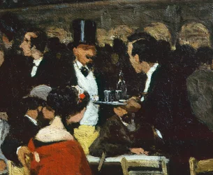 Piazza San Marco, door Michele Cammarano, detail, 1869