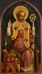 Een bisschop heilige, ca. 1440