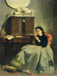 Vrouw die leest