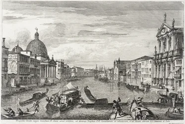 Het Canal Grande tussen San Simeone Piccolo en Santa Chiara