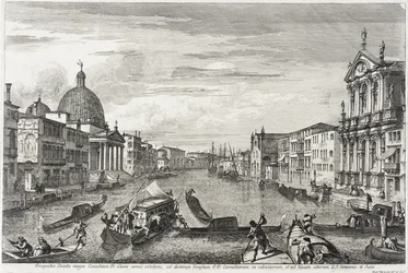 Het Grote Kanaal Tussen San Simone Piccolo en Santa Chiara, ca. 1740-41