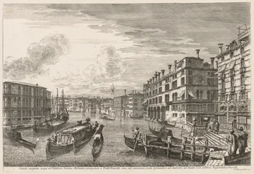 Gezichten van Venetië: Canal Grande, 1741