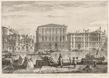 Gezichten van Venetië: Palazzo Pesaro, 1741