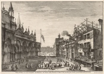Gezichten van Venetië: Piazzetta S. Basso