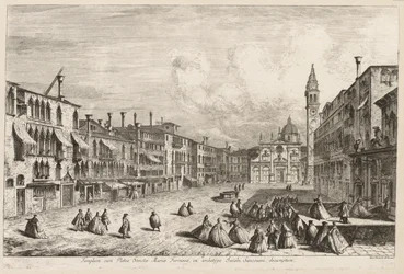 Gezichten van Venetië: S. Maria Formosa, 1741