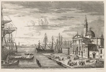 Zichten van Venetië: Het Bassin van St. Marks, 1741