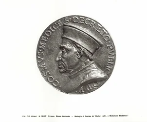 Medaille met afbeelding van Cosimo de