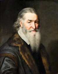 Portret van een Tachtigjarige Man, 1624