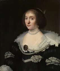 Portret van Amalia van Solms (1602-75)