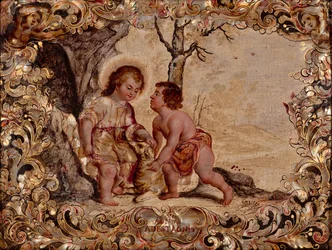 Kind Jezus en Kind Johannes de Doper