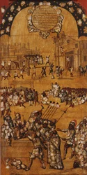 De verovering van Mexico, Paneel IV, c.1696-1715