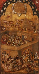 De verovering van Mexico, Paneel VII, ca. 1696-1715