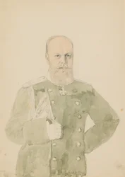 Portret van keizer Alexander III