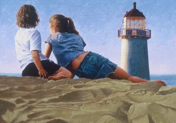 Middag op het strand