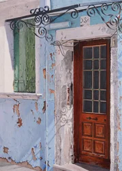 Burano licht (olieverf op paneel)