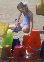 Spelen in de baai van St Brelades