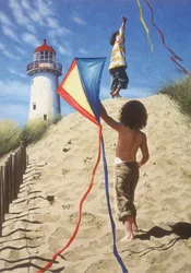Naar de vuurtoren
