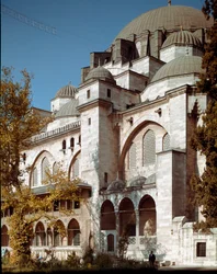 Uitzicht op de Suleymaniye-moskee (1550-1557)