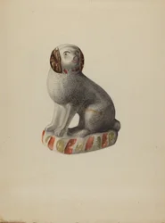 Pa. Duitse Hondenfiguur