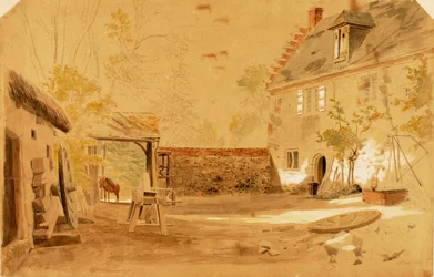 Oude abdij van St. Valery, Frankrijk